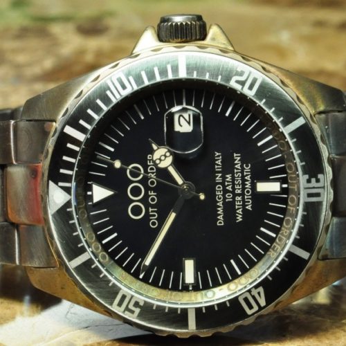 OUT OF ORDER Automatic Black Vintage Submariner