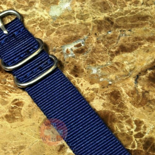 NATO Watch Strap Zulu 22mm Blue