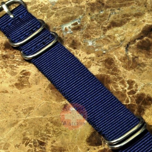 NATO Watch Strap Zulu 20mm Blue