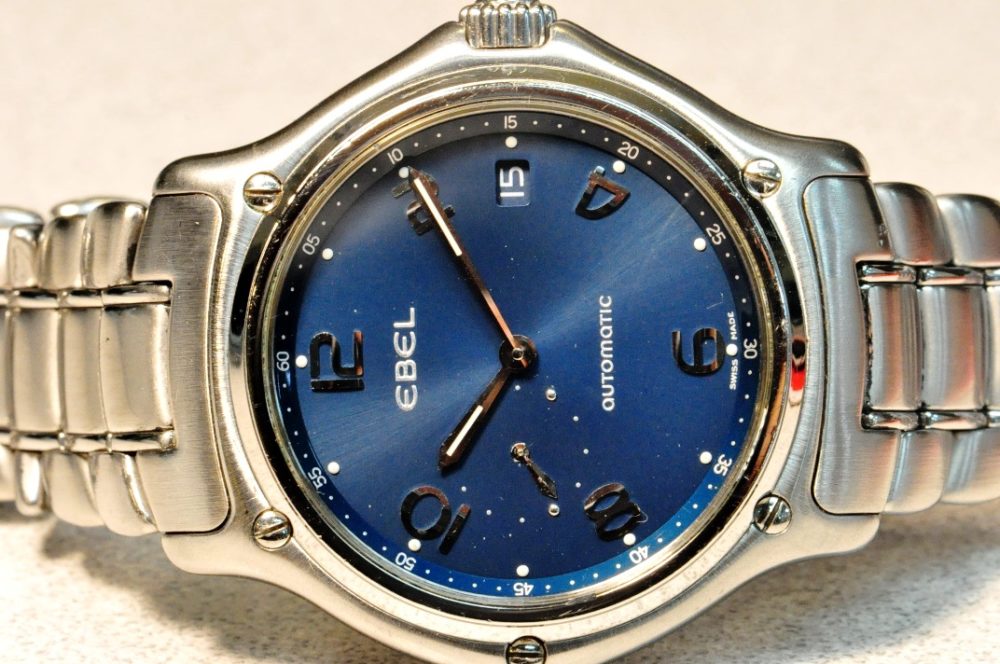 Ebel 911 Automatic mens watch with Blue Dial e9331240