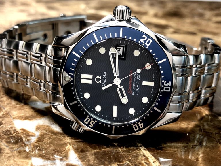 Omega Seamaster 300m Quartz 36mm 2223.80 Blue Wave 36mm with Box and ...