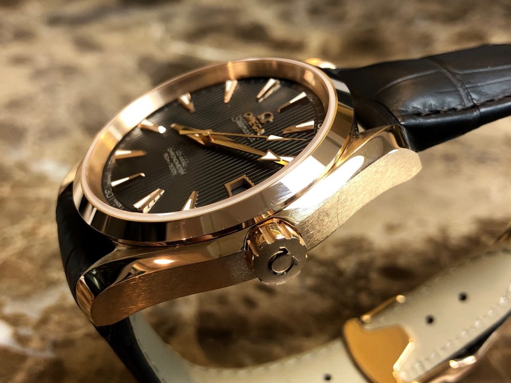 Omega Seamaster Aqua Terra 18k Rose Gold Co‑Axial 38.5mm Box Papers Card 231.53.39.21.06.001