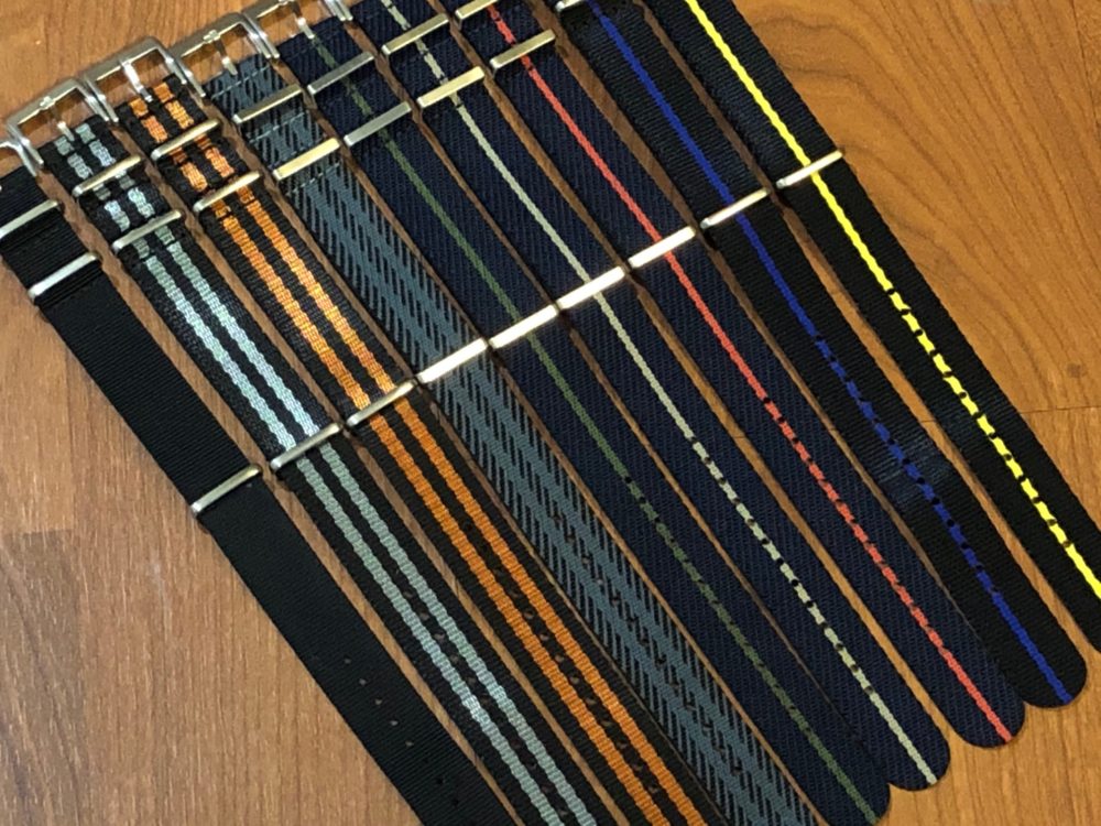 Fabric Straps / NATO Straps - Tudor Quality & Seat Belt Material Superior Quality