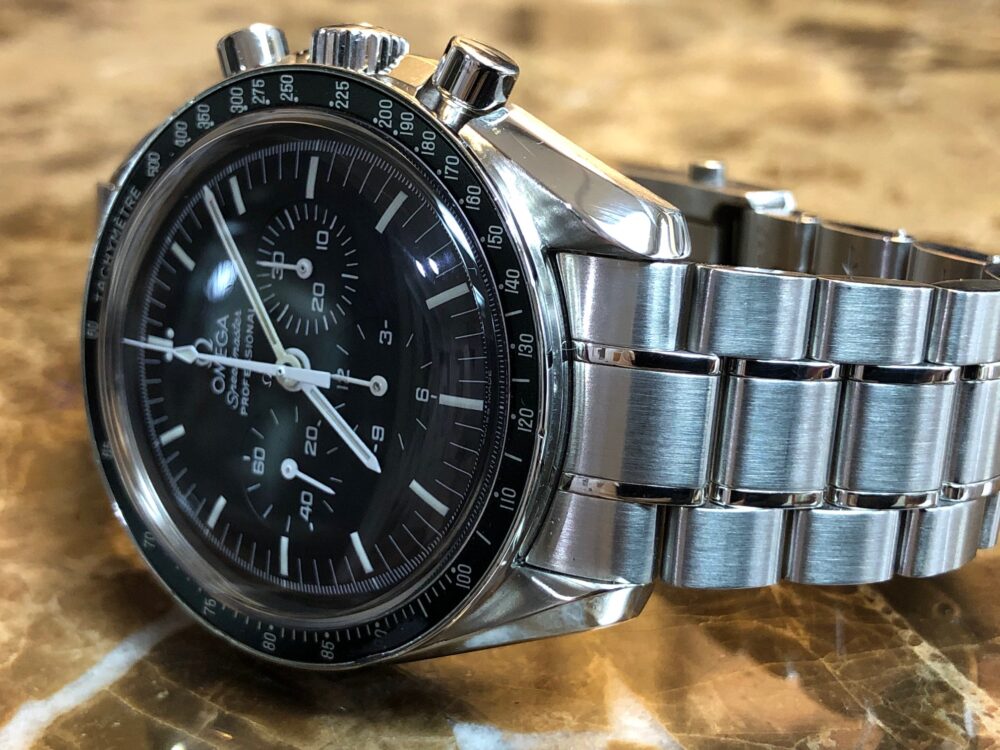 Omega Speedmaster First Man On The Moon 42mm Hetsalite on Bracelet 3570.50 with Box & Nato's