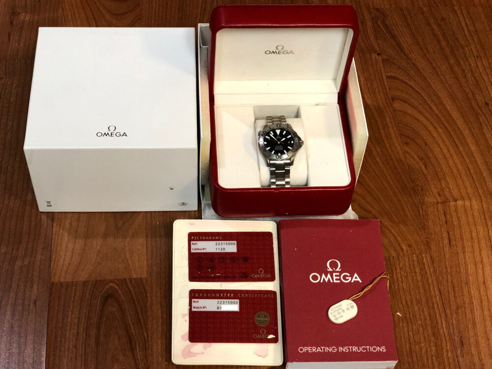 Omega Seamaster Titanium 41mm Automatic Box Papers model 2231.50