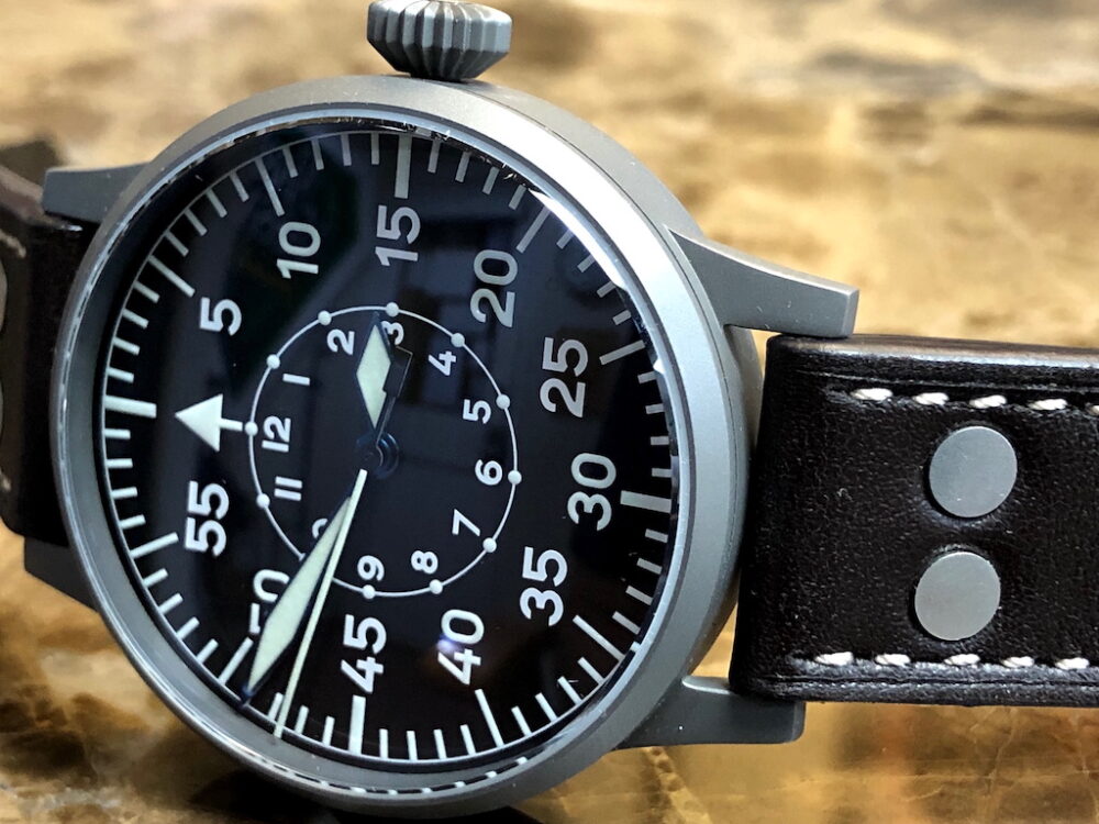 Laco 1925 PADERBORN Pilot Watch Laco 24 Automatic 42mm Box Papers 861749