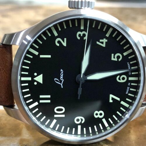 Laco Augsburg 42mm Pilot Watch Laco 21 Automatic Box Papers 861688.2