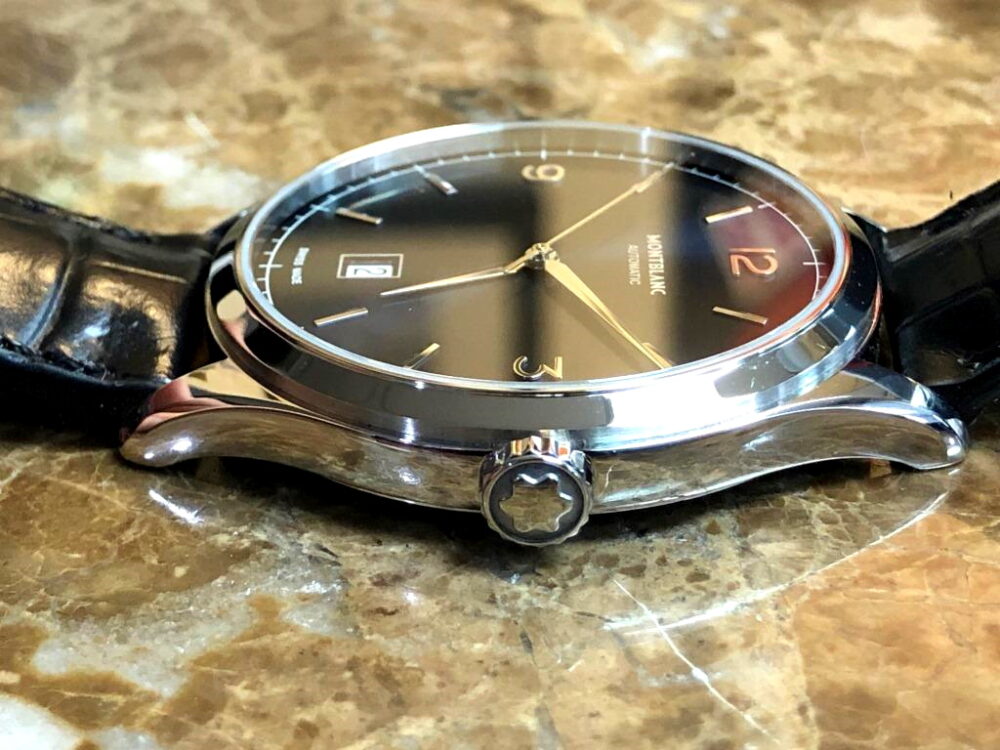 Montblanc Heritage Chronometrie 40mm Automatic Blue Dial 116481 Box and Papers