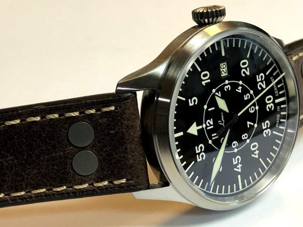 Laco Karlsruhe PRO 40mm Pilot Watch Automatic Box Papers 862142