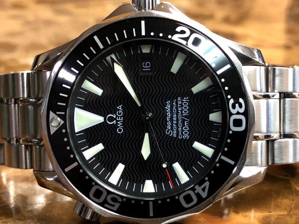 Omega Seamaster 300m Professional 41mm Automatic caliber 1120 Black Wave Dial Upgraded Sizable Clasp 2254.50.00