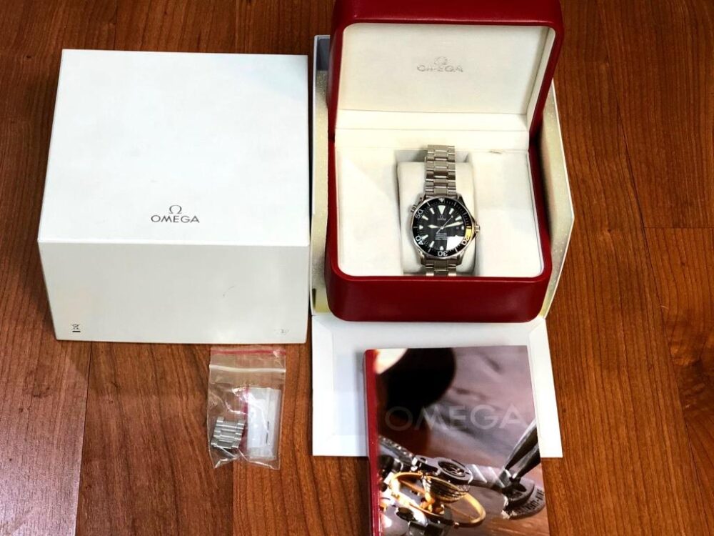 Omega Seamaster 300m Professional 41mm Automatic caliber 1120 Black Wave Dial Upgraded Sizable Clasp 2254.50.00