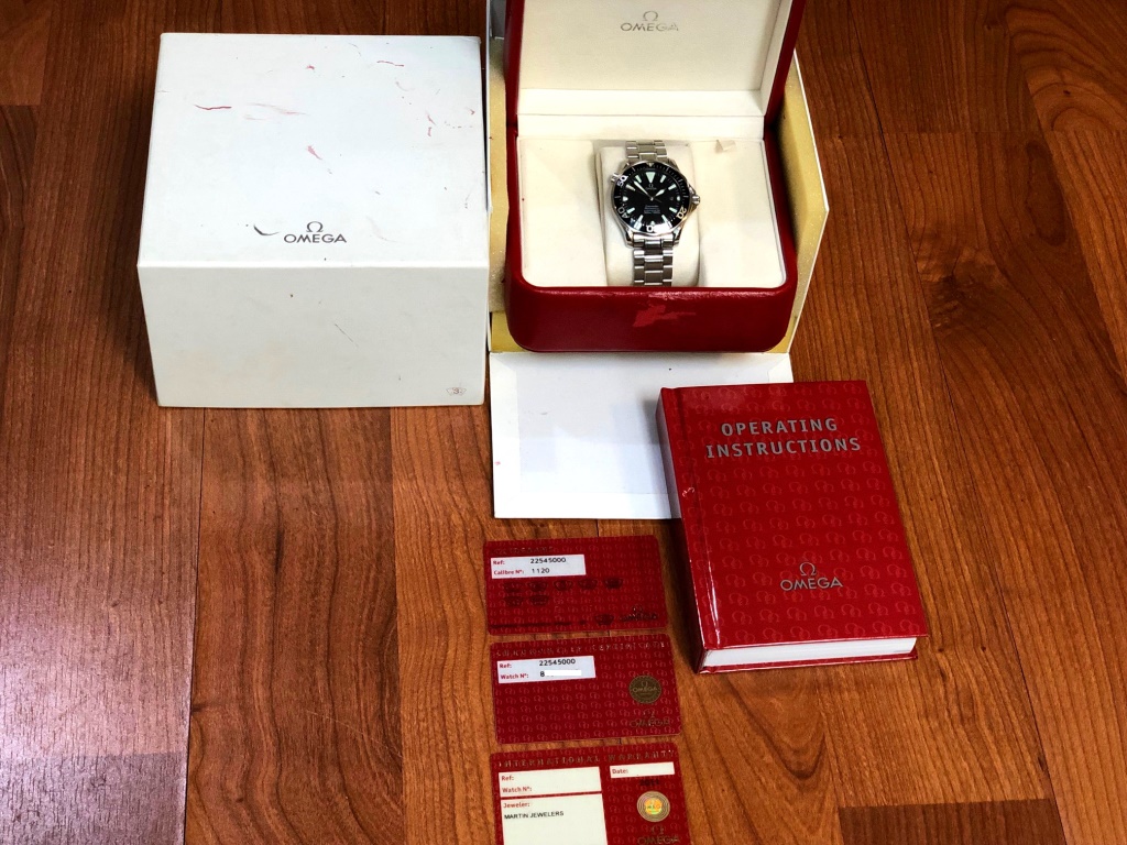 Omega Seamaster 300m Professional 41mm Automatic caliber 1120 Black ...