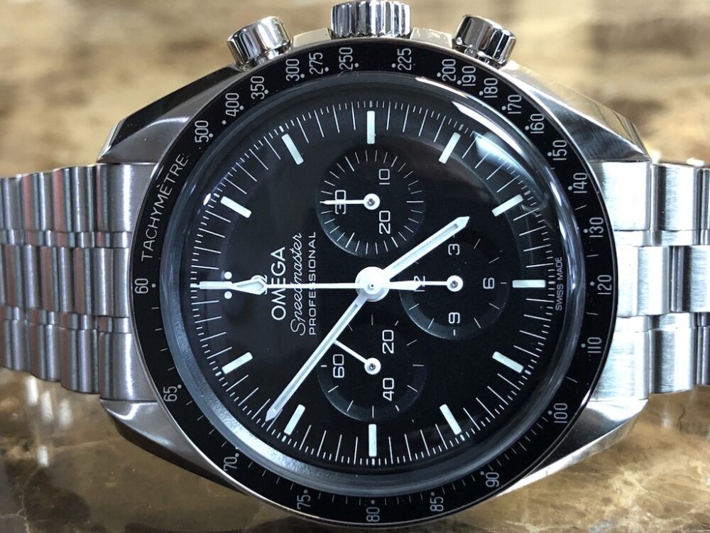 OMEGA Speedmaster Professional CO‑AXIAL Manual Wind 42mm Hesalite Crystal Box Papers Cards Never Worn