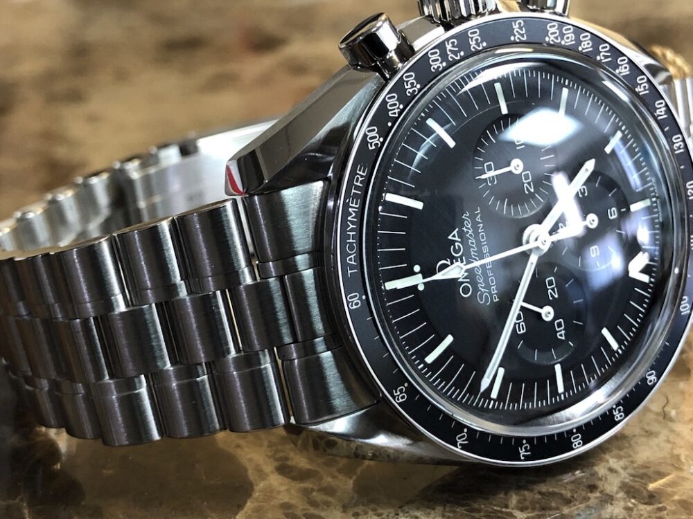 OMEGA Speedmaster Professional CO‑AXIAL Manual Wind 42mm Hesalite Crystal Box Papers Cards Never Worn