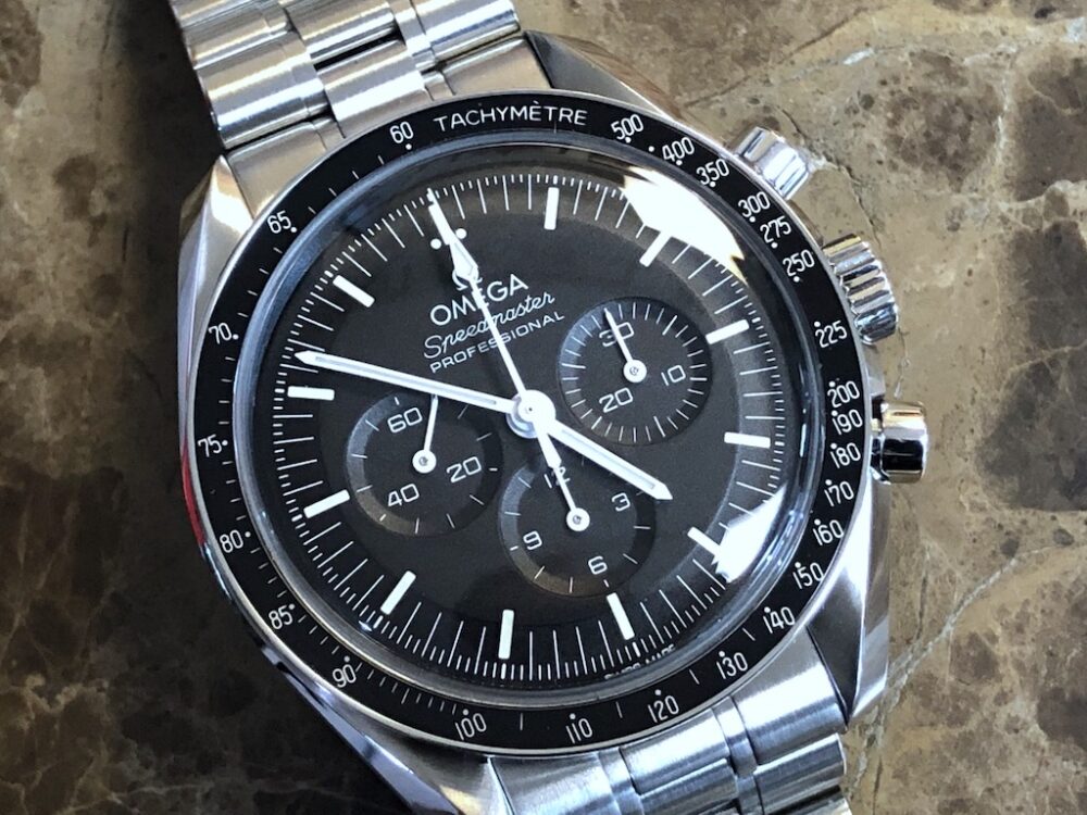 OMEGA Speedmaster Professional CO‑AXIAL Manual Wind 42mm Hesalite Crystal Box Papers Cards Never Worn