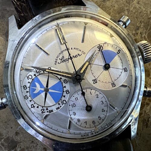 Abercrombie & Fitch Seafarer Vintage by Heuer with Tides Indicator and Regatta Countdown ref 2447 circa - 1963 to 1967