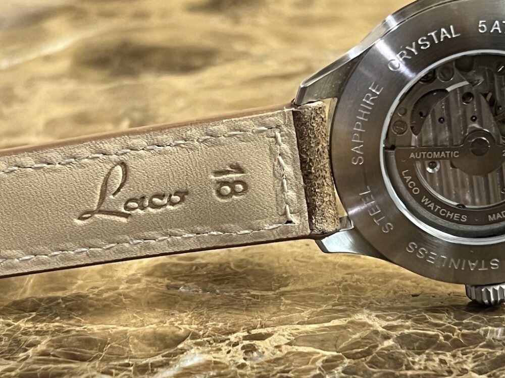Laco Napa California Dial White 39mm Automatic Limited Edition Box Papers 100 pieces 853077