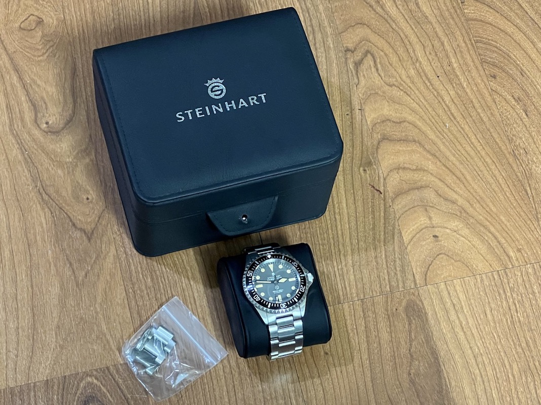 Steinhart Ocean One Military 300M Automatic 42mm Dive with Original Box | Sansom Watches, Rolex, Breitling, Omega, and more