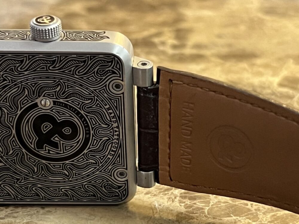 Bell & Ross BR01-92 Burning Skull Tattoo Automatic 43mm Box Papers Warranty Card Skull Patch