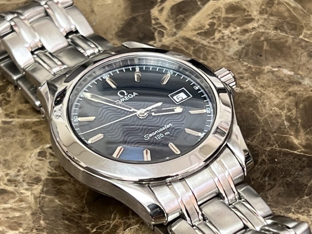 Omega Seamaster 120M Stainless Steel Quartz Blue dial Steel Bracelet 36.25mm model 2511.81.00 Unisex