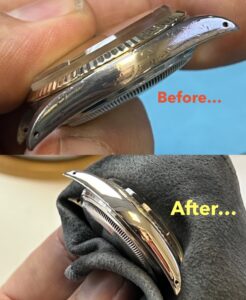 Rolex Remove Scratches Scrapes and Dents. Rolex Refinish