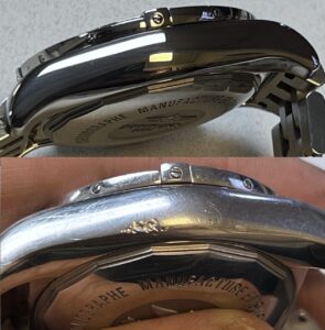 Breitling Rolex Omega Panerai Hublot Watch Refinish. Add missing steel