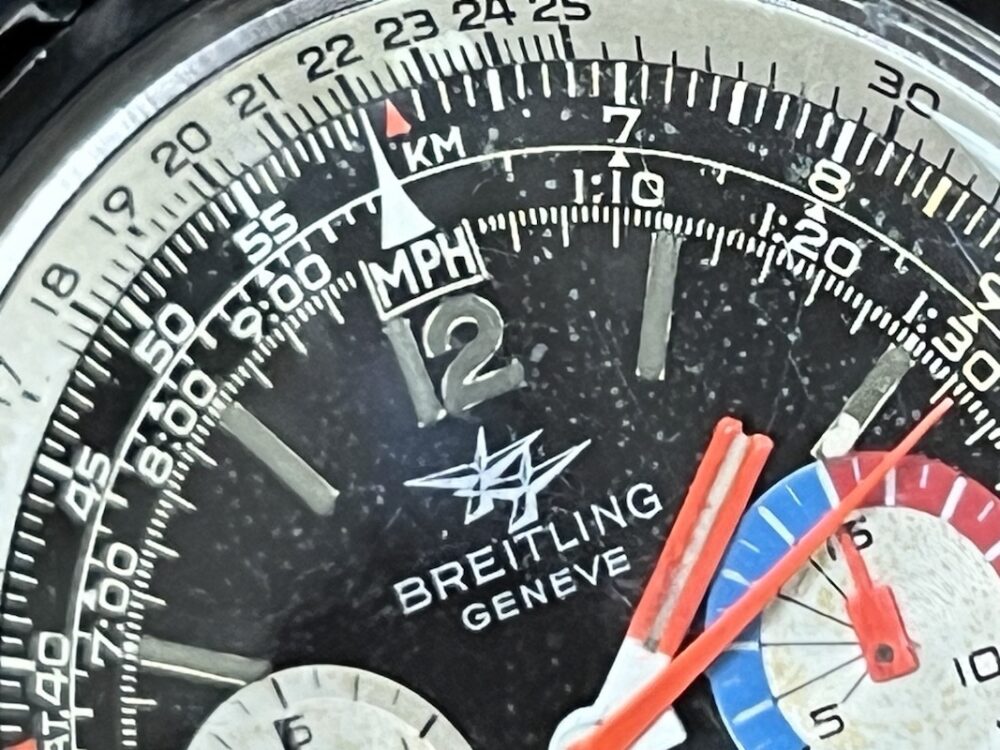 Breitling Navitimer Chrono-Matic Vintage 48mm Automatic Caliber 11 Left Side Crown Circa 1969 (Early)