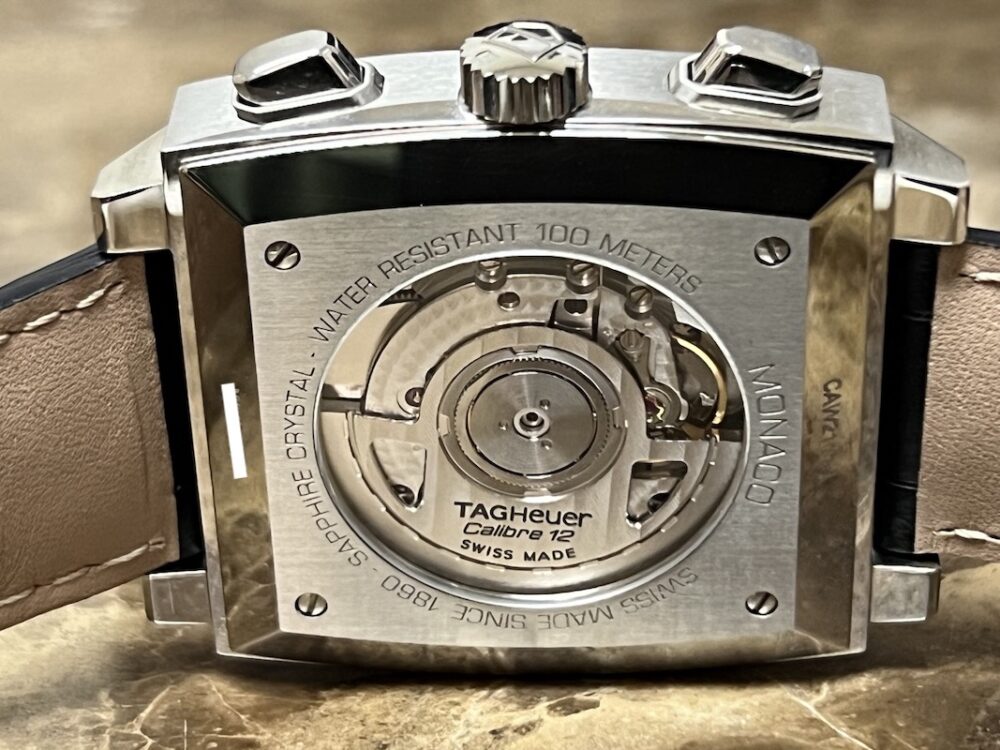 TAG Heuer Monaco Chronograph Automatic 39mm Calibre 12 Steve McQueen Square CAW2111 Box Card