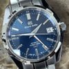Grand Seiko Midnight Iwate Limited Edition Blue Star Burst Dial 40mm Automatic Box Papers SBGJ231