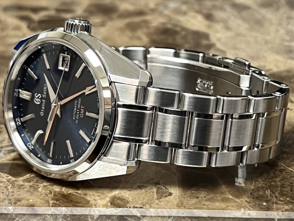 Grand Seiko Midnight Iwate Limited Edition Blue Star Burst Dial 40mm Automatic Box Papers SBGJ231