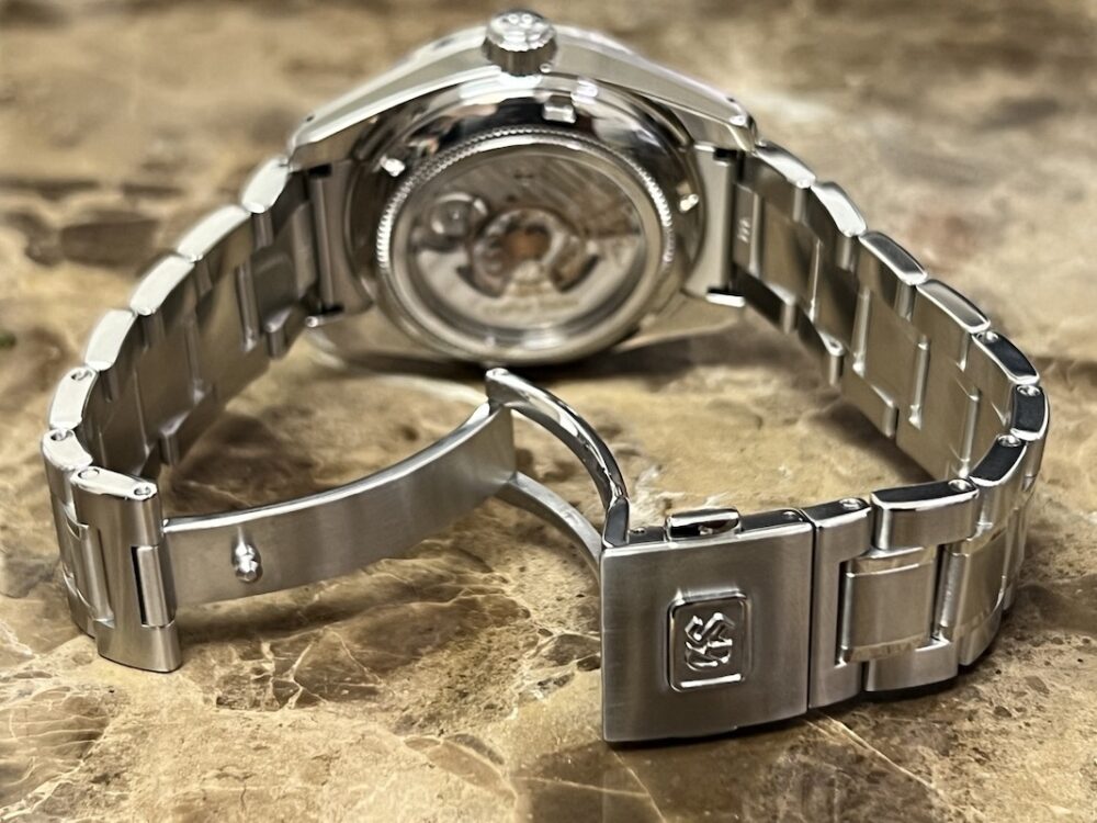Grand Seiko Midnight Iwate Limited Edition Blue Star Burst Dial 40mm Automatic Box Papers SBGJ231