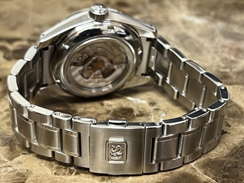 Grand Seiko Midnight Iwate Limited Edition Blue Star Burst Dial 40mm Automatic Box Papers SBGJ231