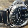 Panerai Luminor Logo Base Black Dial PAM01084 44mm Mechanical Wind with Box - Papers - Rubber Strap - Tool Never Worn