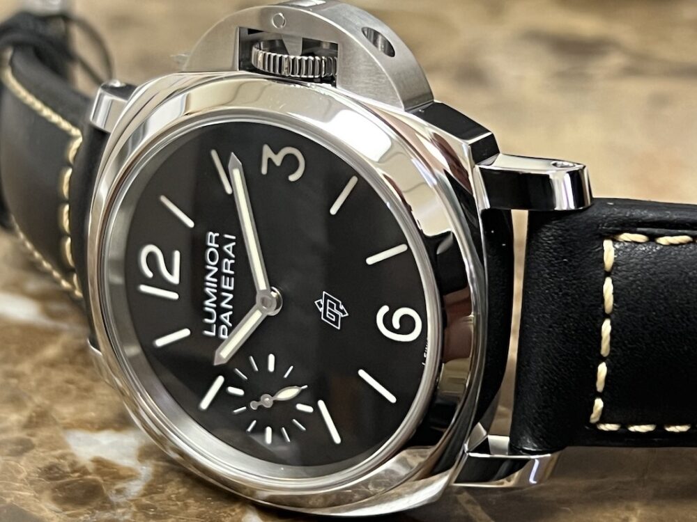 Panerai Luminor Logo Base Black Dial PAM01084 44mm Mechanical Wind