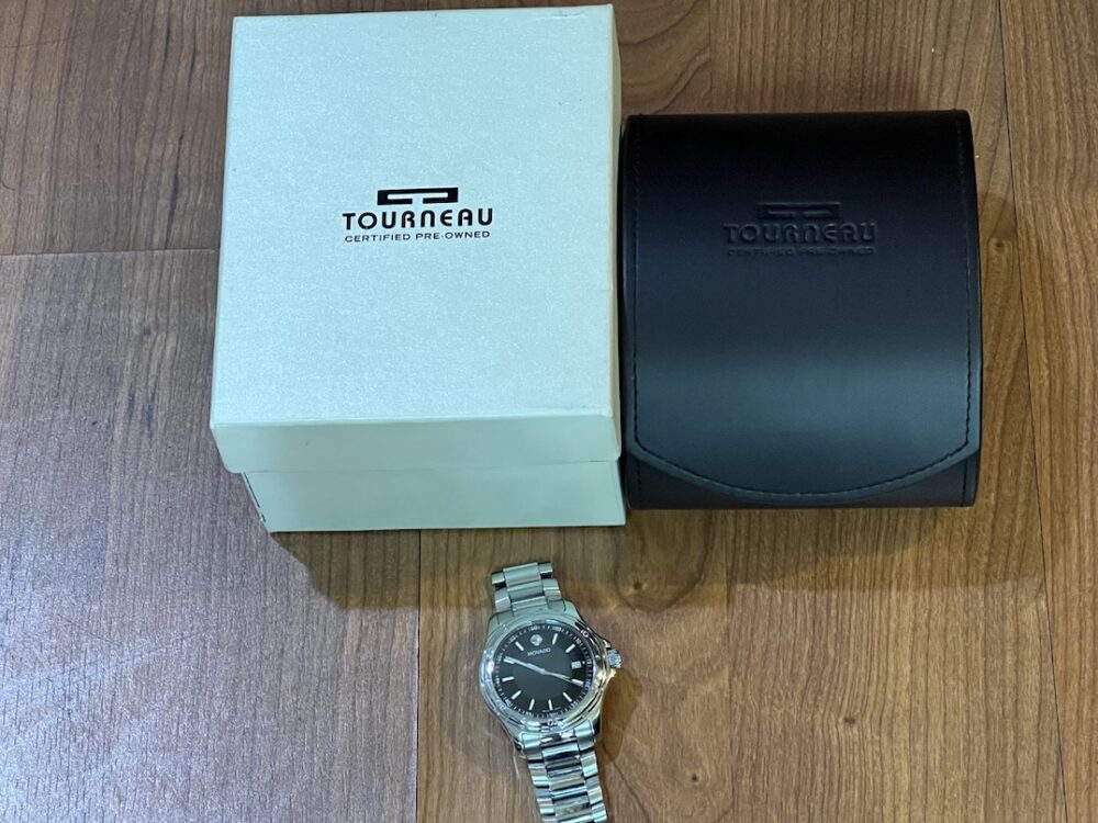 Movado 800 Series Stainless Steel Watch 40mm Quartz 14.1.14.1059 Mens