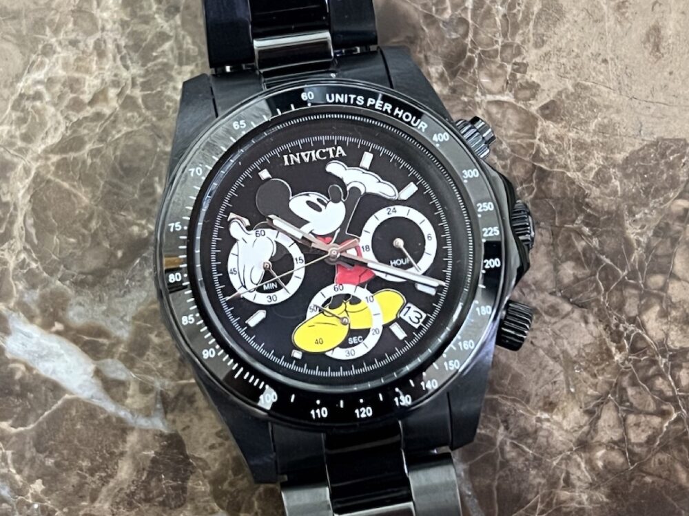 Invicta Disney Limited Edition Mens Black PVD Chronograph with Box and Papers