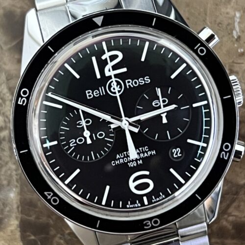 Bell & Ross BR 126 SPORT Chronograph Automatic 43mm with Box BRV126-BL-BE-SST