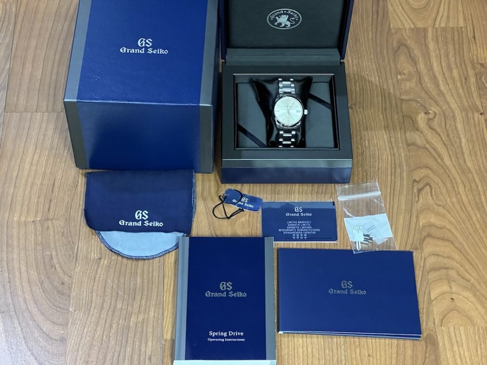 Grand Seiko Heritage Collection Spring Drive 39mm with Power Reserve Indicator Box Papers SBGA283