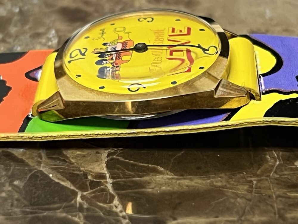 Beatles Yellow Submarine LOVE Mechanical 34mm by Sheffield 1968 Watch Rare Vintage Character Watch