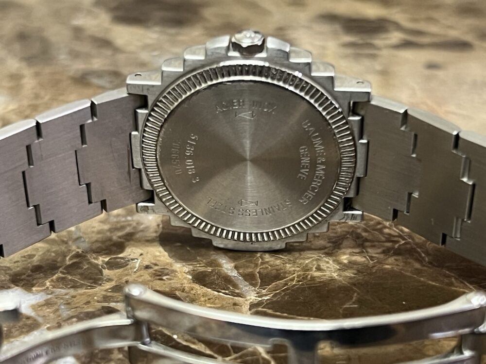 Baume & Mercier Shogun 34m Quartz 18K Gold & Stainless Steel Watch 5136.018.3 Unisex Size