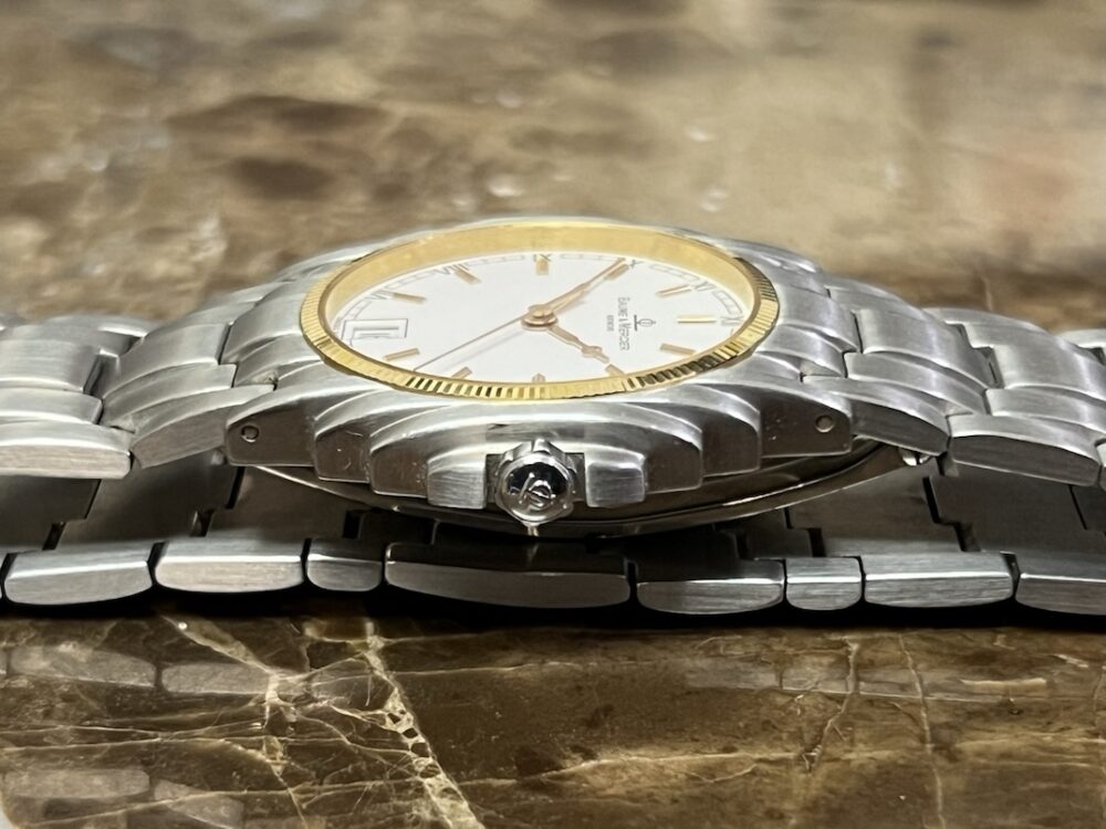 Baume & Mercier Shogun 34m Quartz 18K Gold & Stainless Steel Watch 5136.018.3 Unisex Size