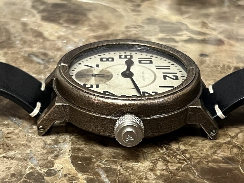 WALTHAM Vintage Pocket Watch made in the USA Turned into a WristWatch by Vortic Watch Co.
