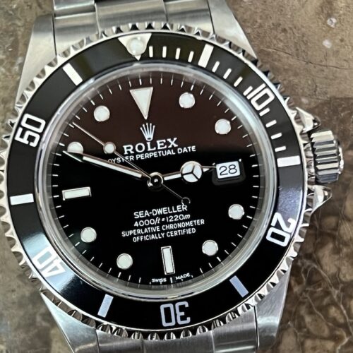 Rolex Sea Dweller 4000 model 16600 X Year 1991 40mm Automatic Box Papers