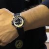 BREITLING SUPEROCEAN AUTOMATIC 44 Steel Blue Dial with Black Ceramic Bezel with Box and Papers A17376211C1S1 Never Worn