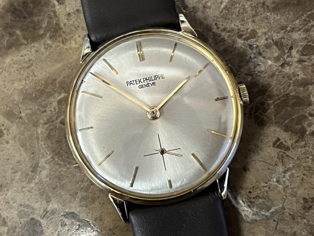 Patek Philippe Calatrava 3420 18K Gold Manual Wind 34mm with small seconds Vintage Circa 1955 to 1960