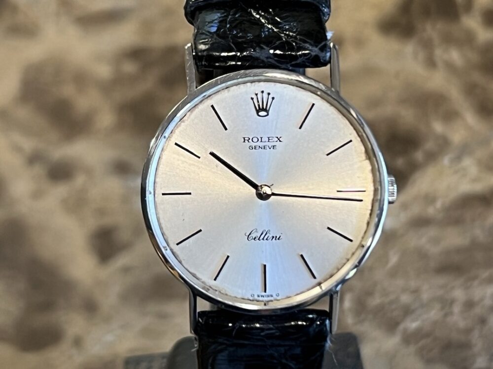 Rolex Cellini 18k White Gold 31mm Manual Wind model 3833 Dress Watch