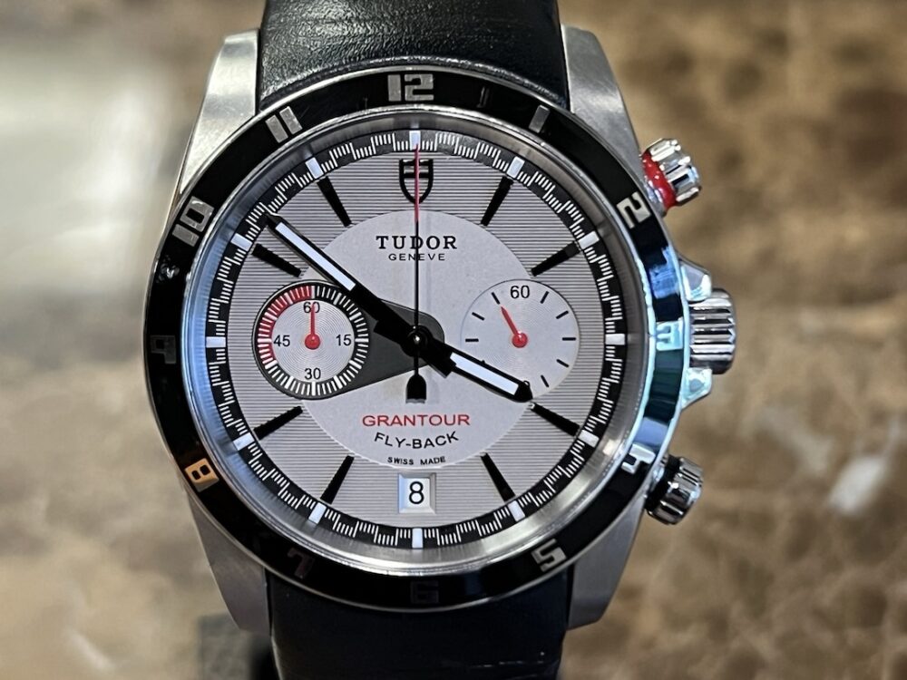 Tudor Grantour Chrono Fly-Back Chronograph 42mm Automatic Silver Dial with Box and Papers 20550N