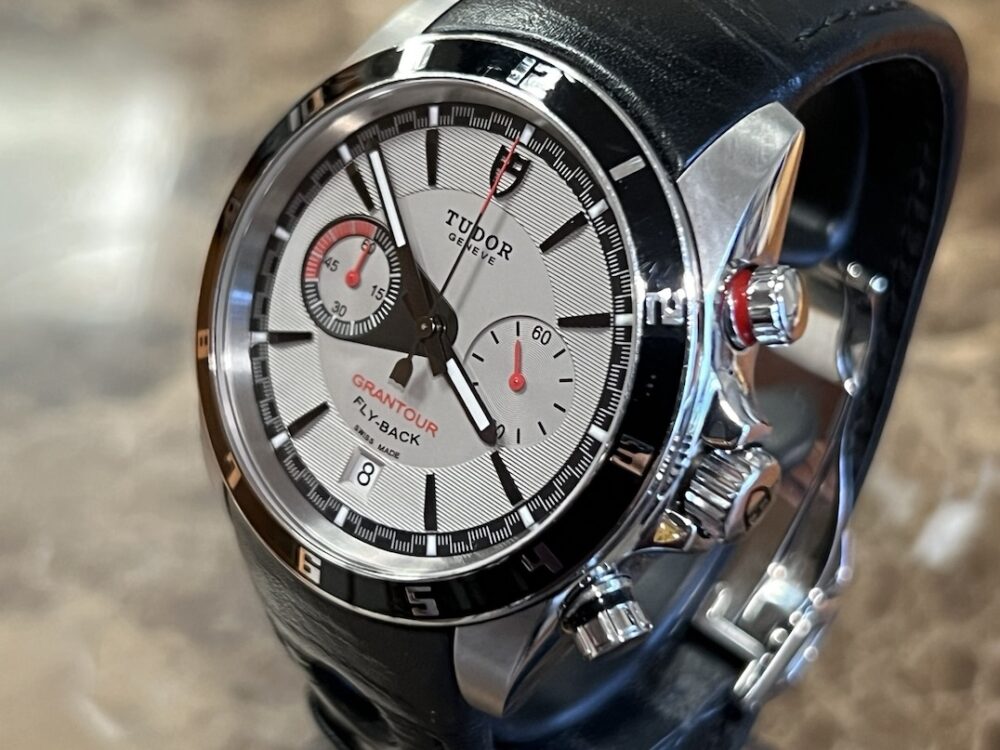 Tudor Grantour Chrono Fly-Back Chronograph 42mm Automatic Silver Dial with Box and Papers 20550N