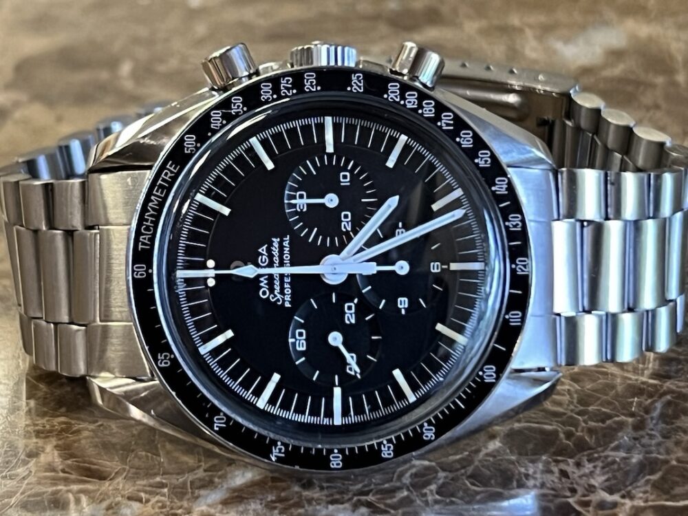 OMEGA Speedmaster Pre-Moon Chronograph 42mm Manual 861 Hesalite with Bracelet 145022 Vintage Year 1968