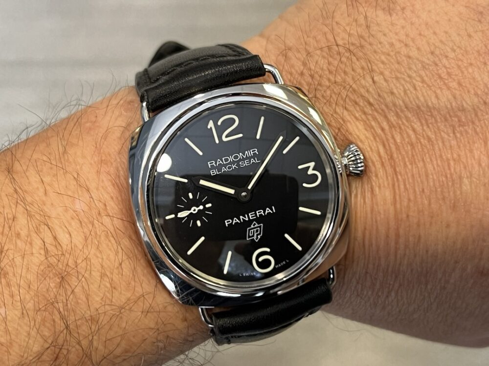 Panerai Radiomir Black Seal Logo 45mm Mechanical Wind Pam 380 Series S PAM00380